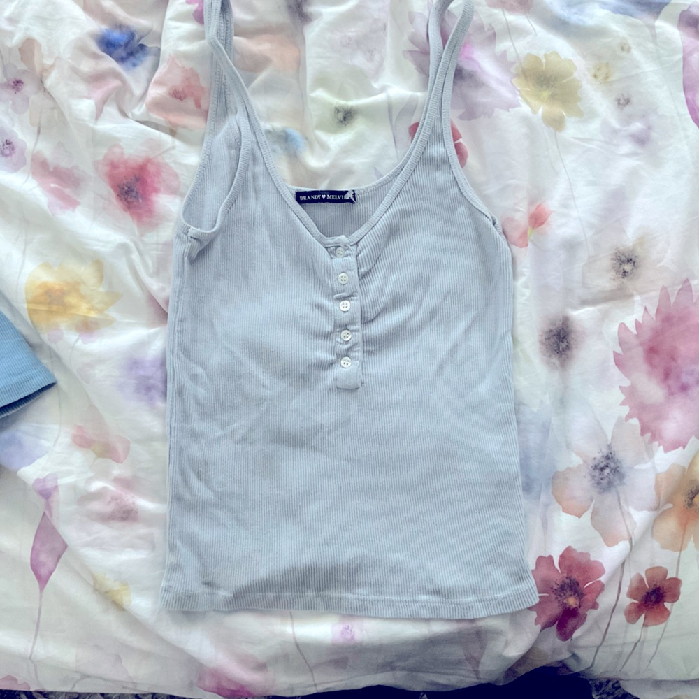 Brandy Melville Blue Tank Top